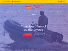 Tablet Screenshot of lifeguardservices.net